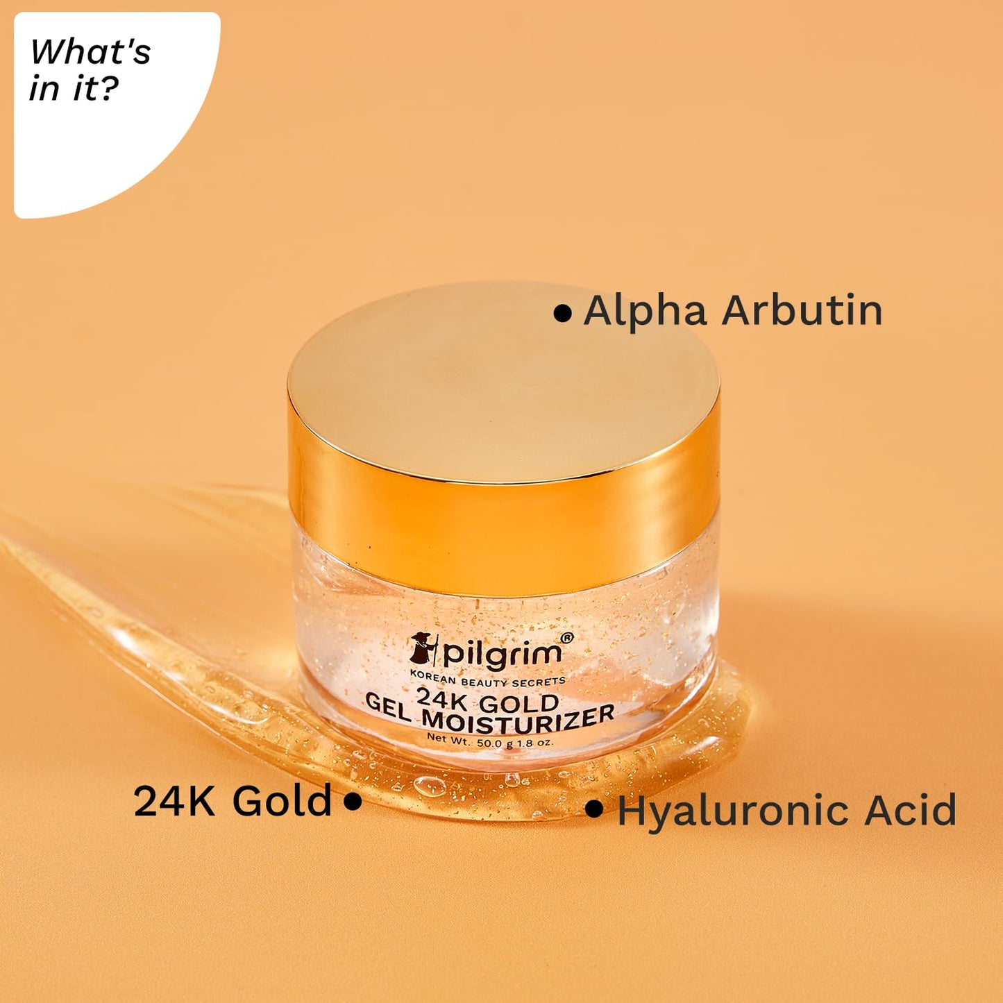 24k Gold Gel Moisturizer With Hyaluronic Acid