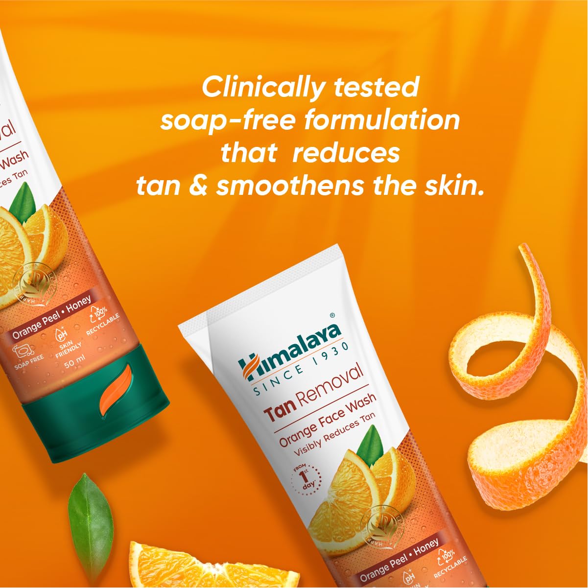 Tan Removal Orange Face Wash