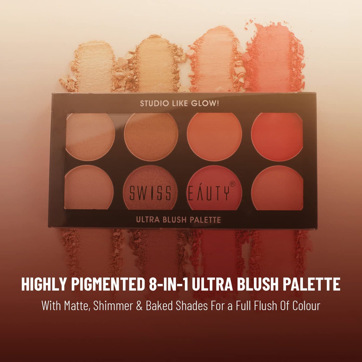 Ultra Blush Palette Highly Blendable Shades