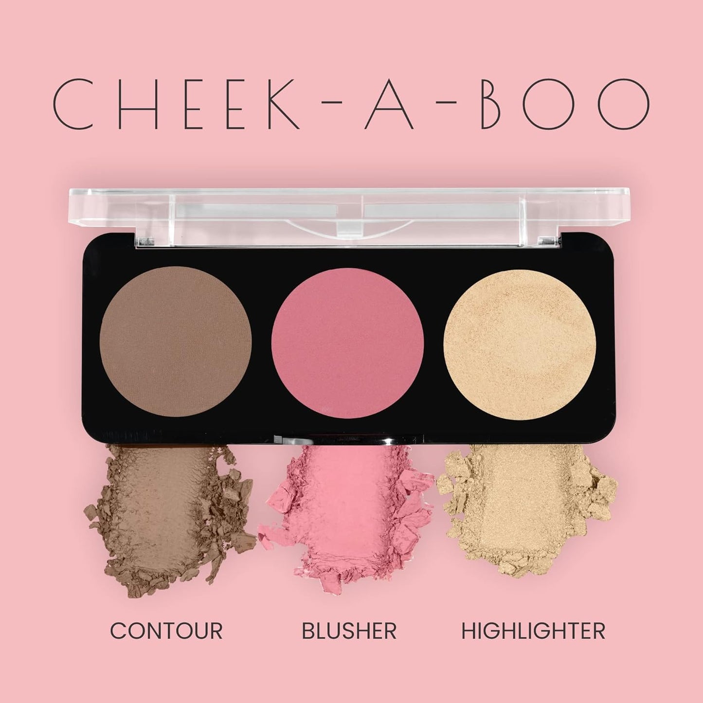 Cheek-A-Boo Face Palette with Blusher Contour Highlighter