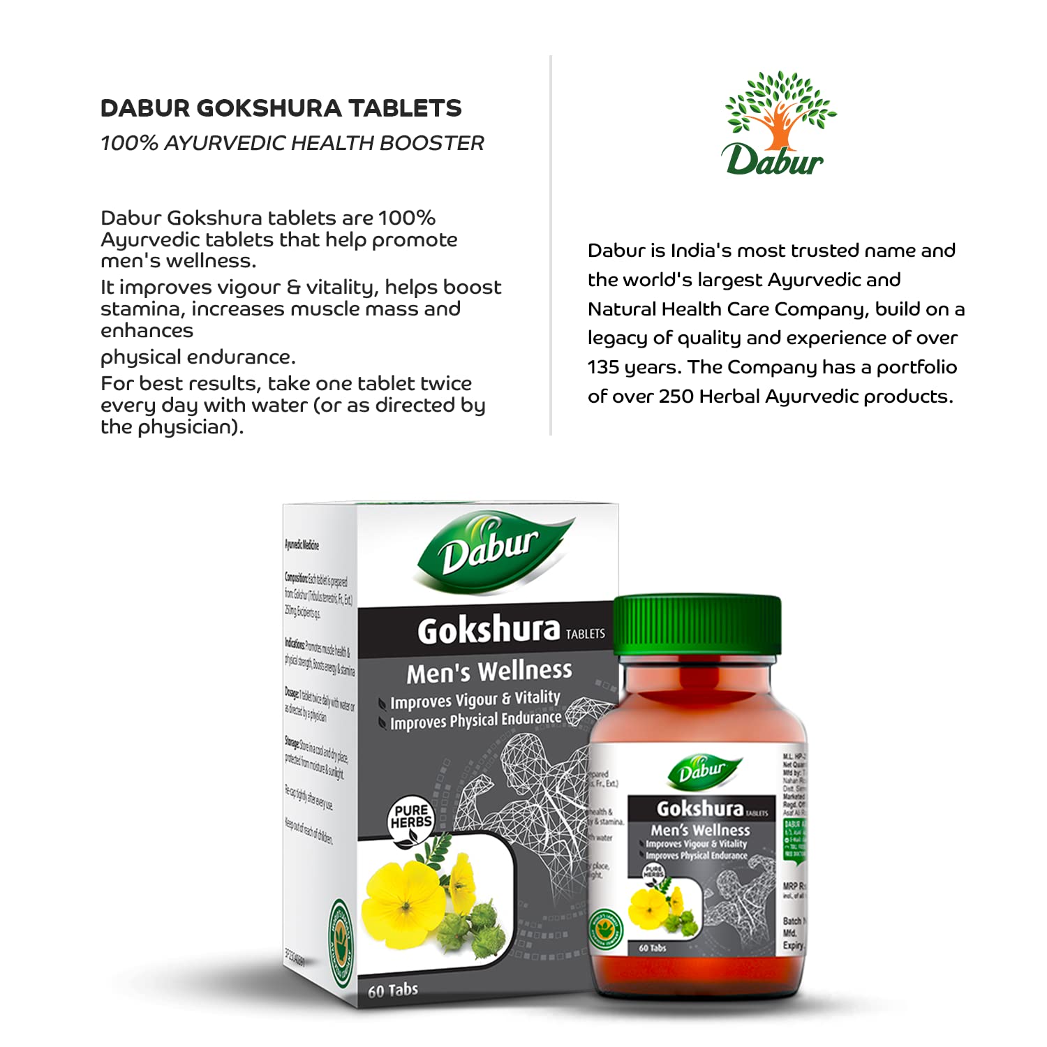 Gokshura ટેબ્લેટ્સ – શક્તિ અને ઉત્સાહ વધારશે, કુદરતી રીતે!