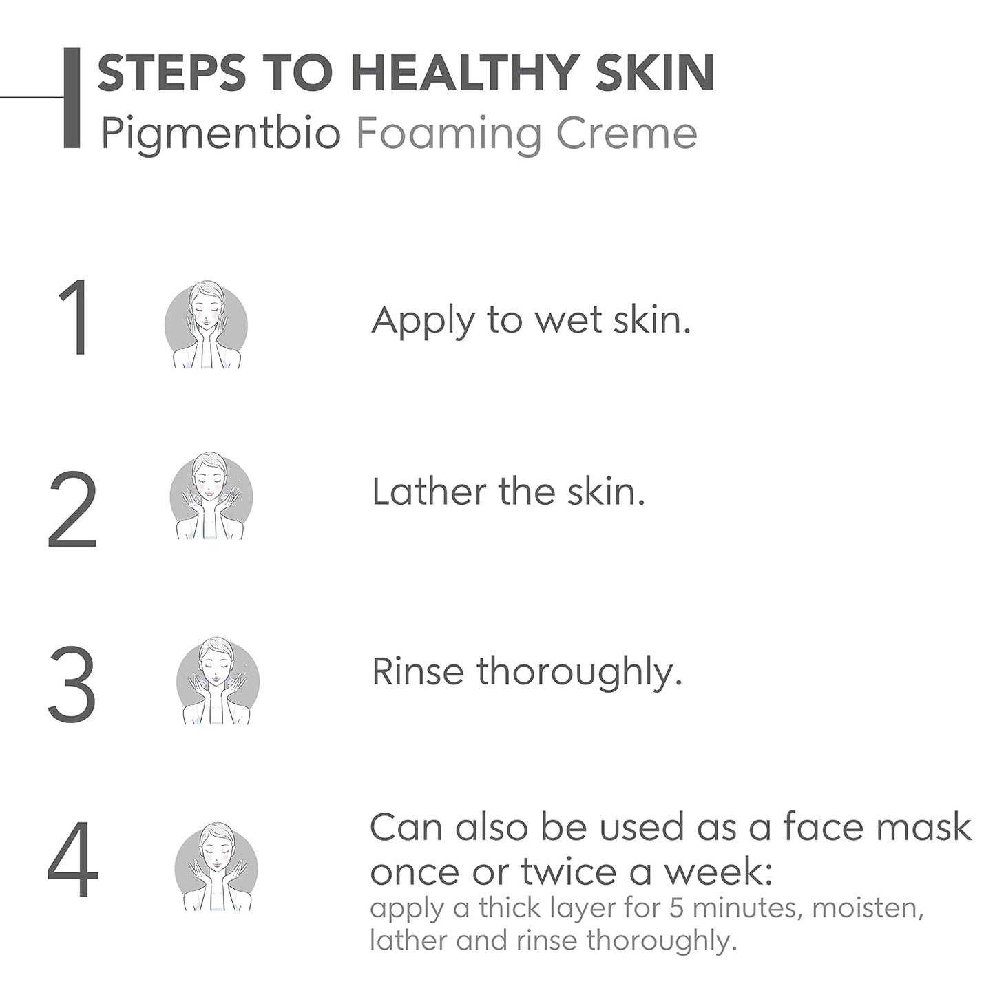 Pigmentbio Foaming Cream Brightening Exfoliating Cleanser