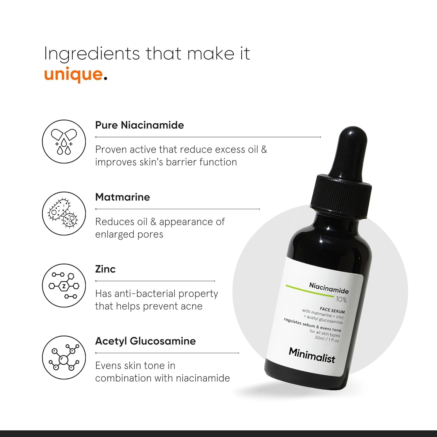 Oil Control & Anti-acne 10% Niacinamide Serum