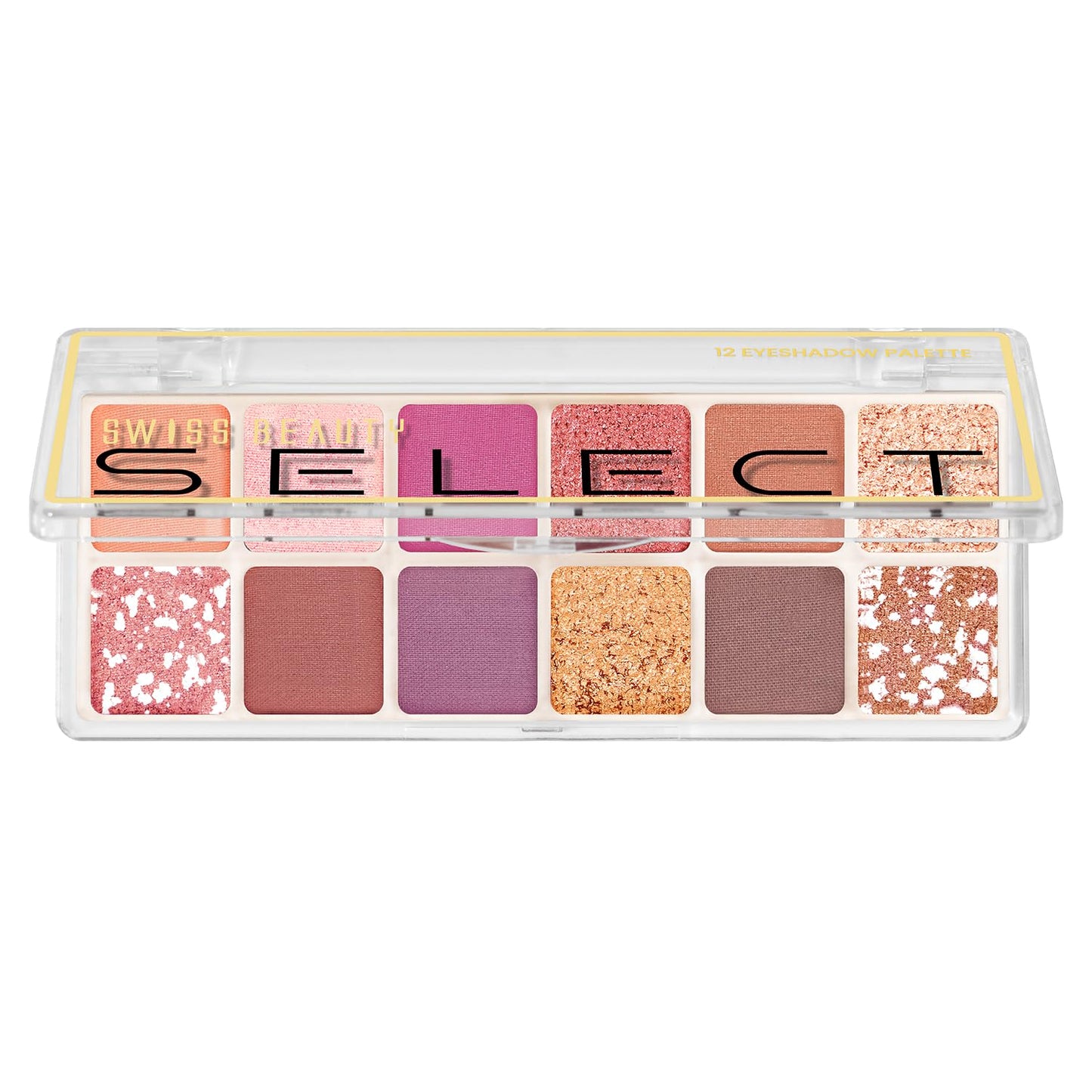 12 Shades Eyeshadow Palette with Mattes and Shimmers