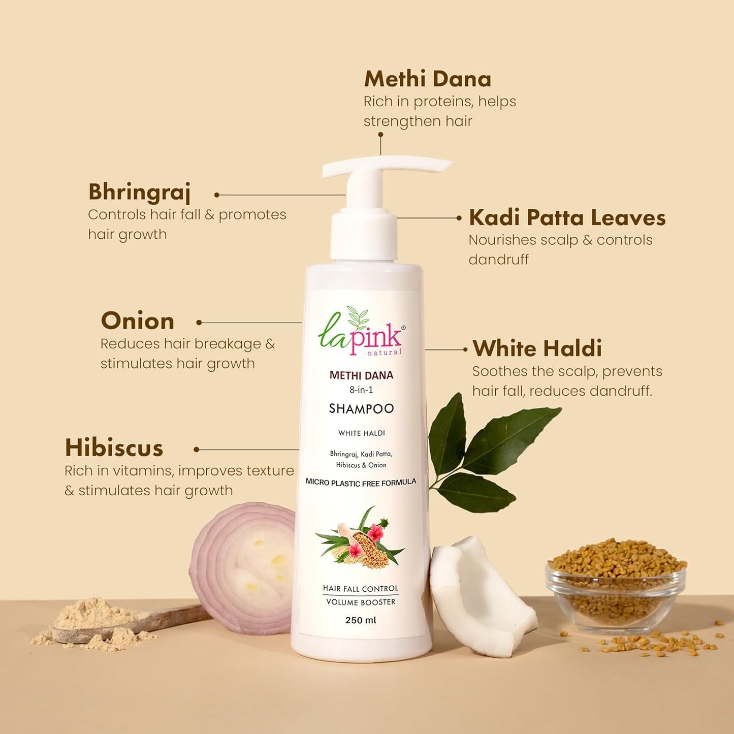 Methi Dana Hair Fall Control Shampoo