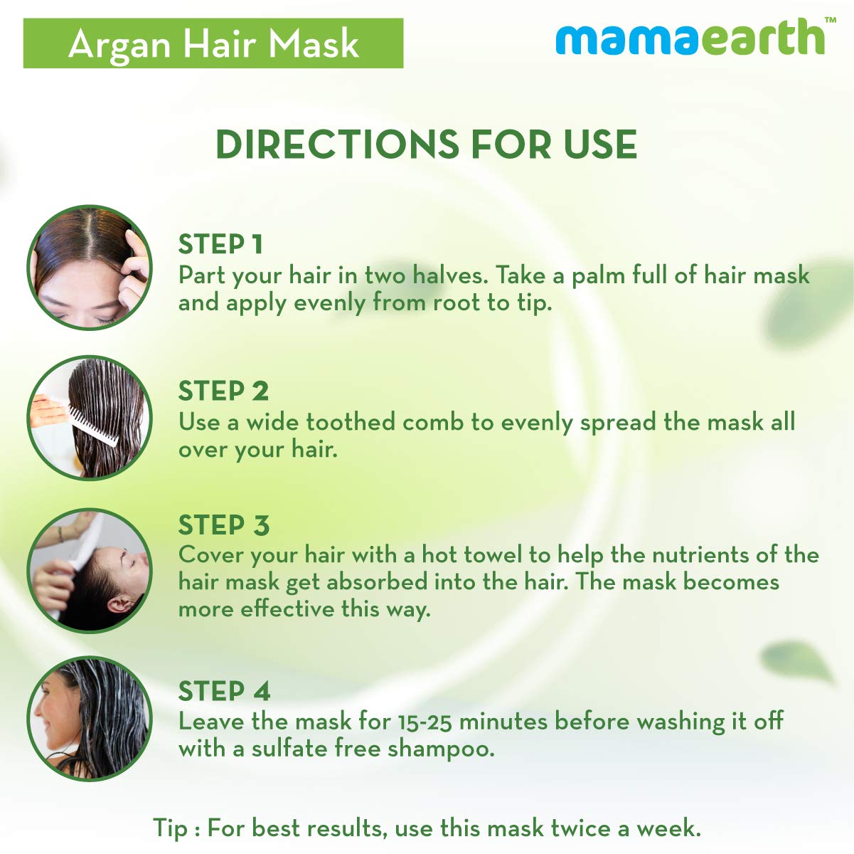 Argan Hair Mask To Reduce Hairfall