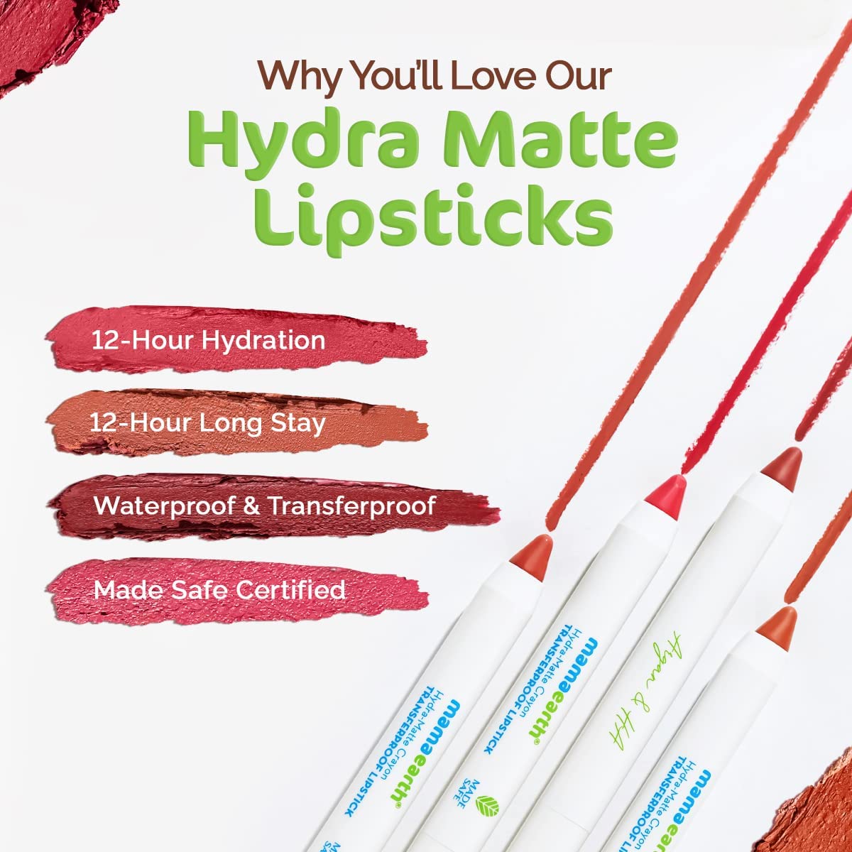 Hydra-matte Crayon Transferproof Lipstick