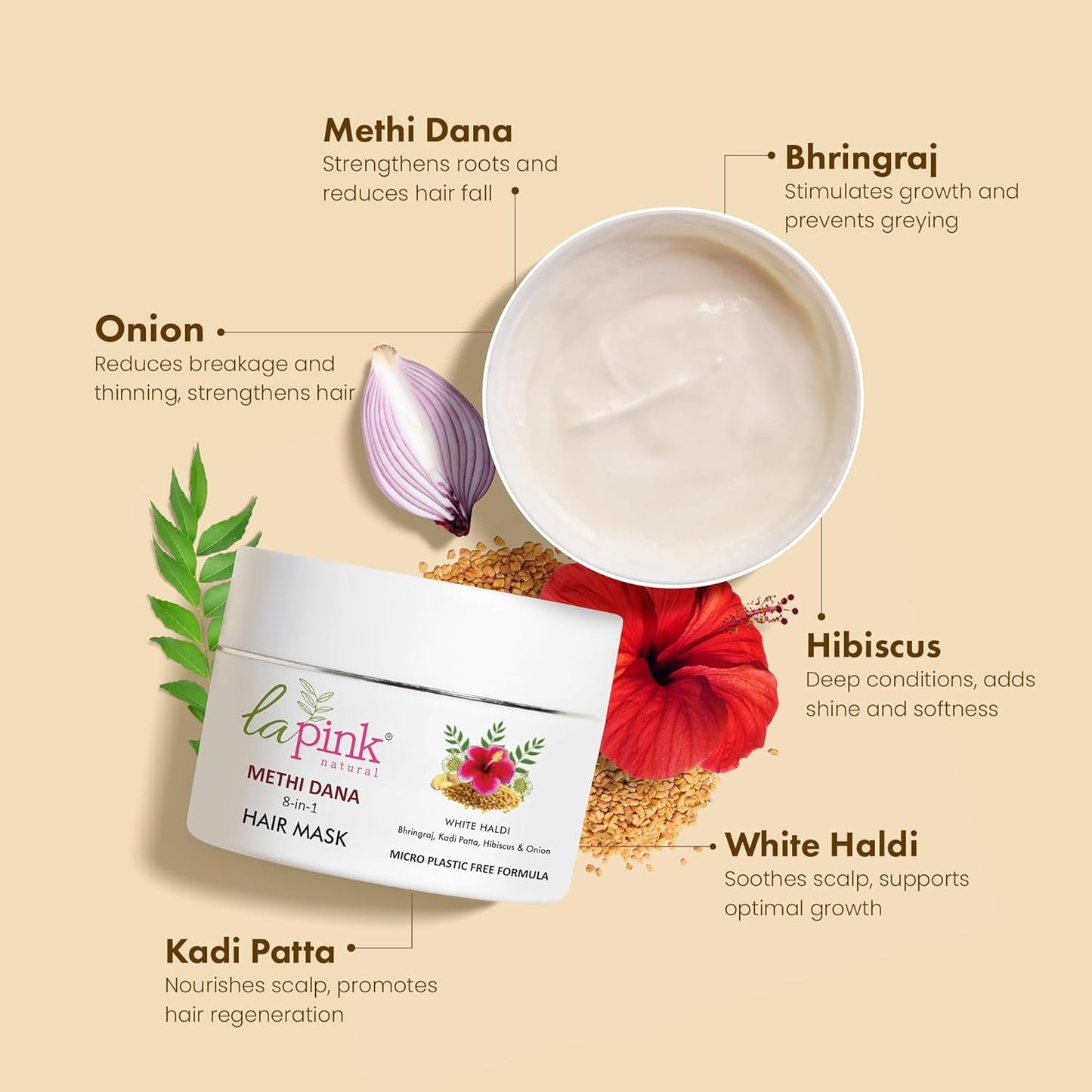 Methi Dana 8-in-1 Hair Mask