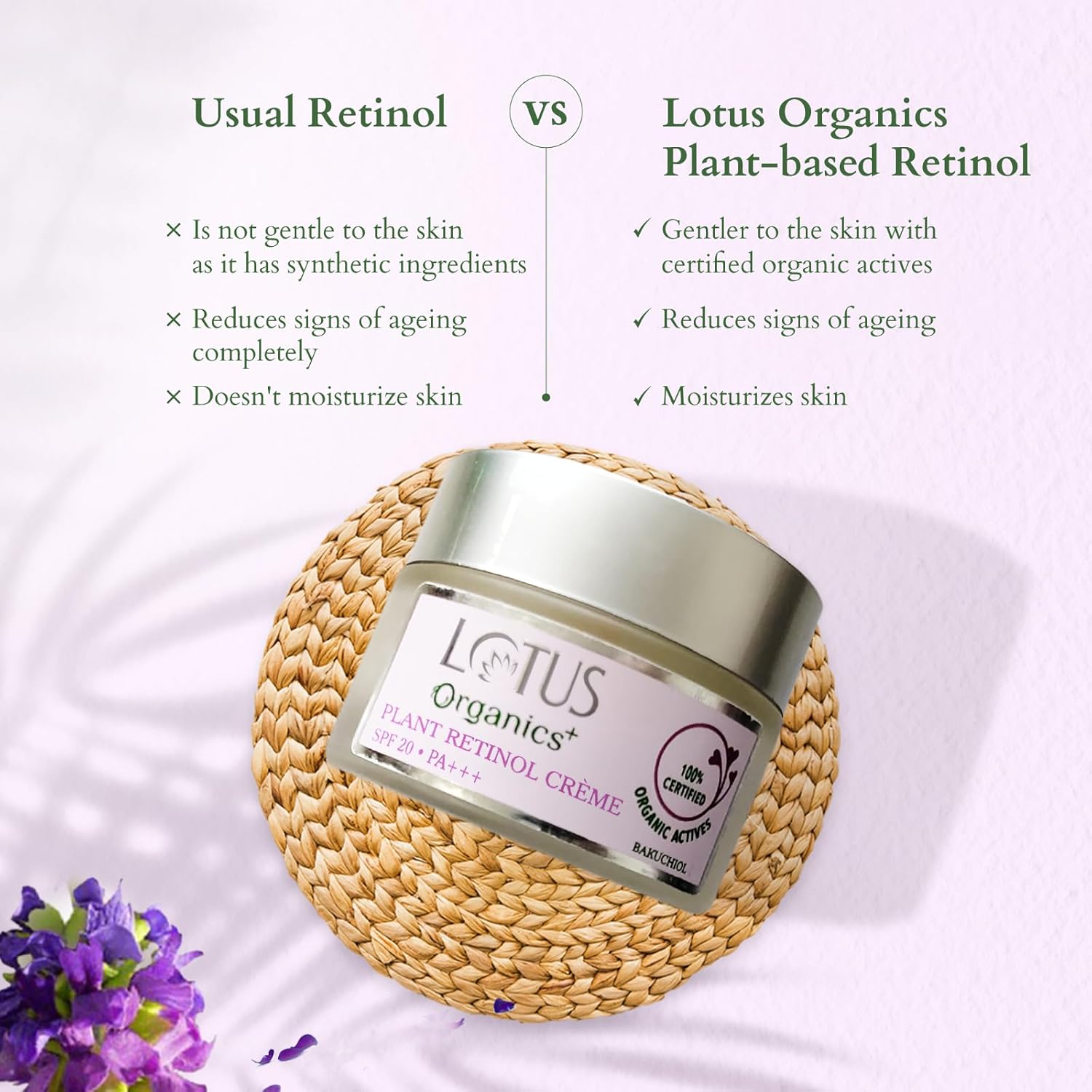 Bakuchiol Plant Retinol Face Cream