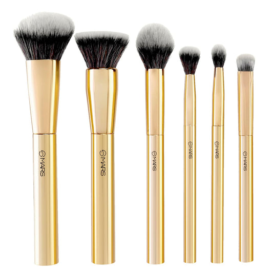 Makeup Brush Set with Blending and Foundation Brushes