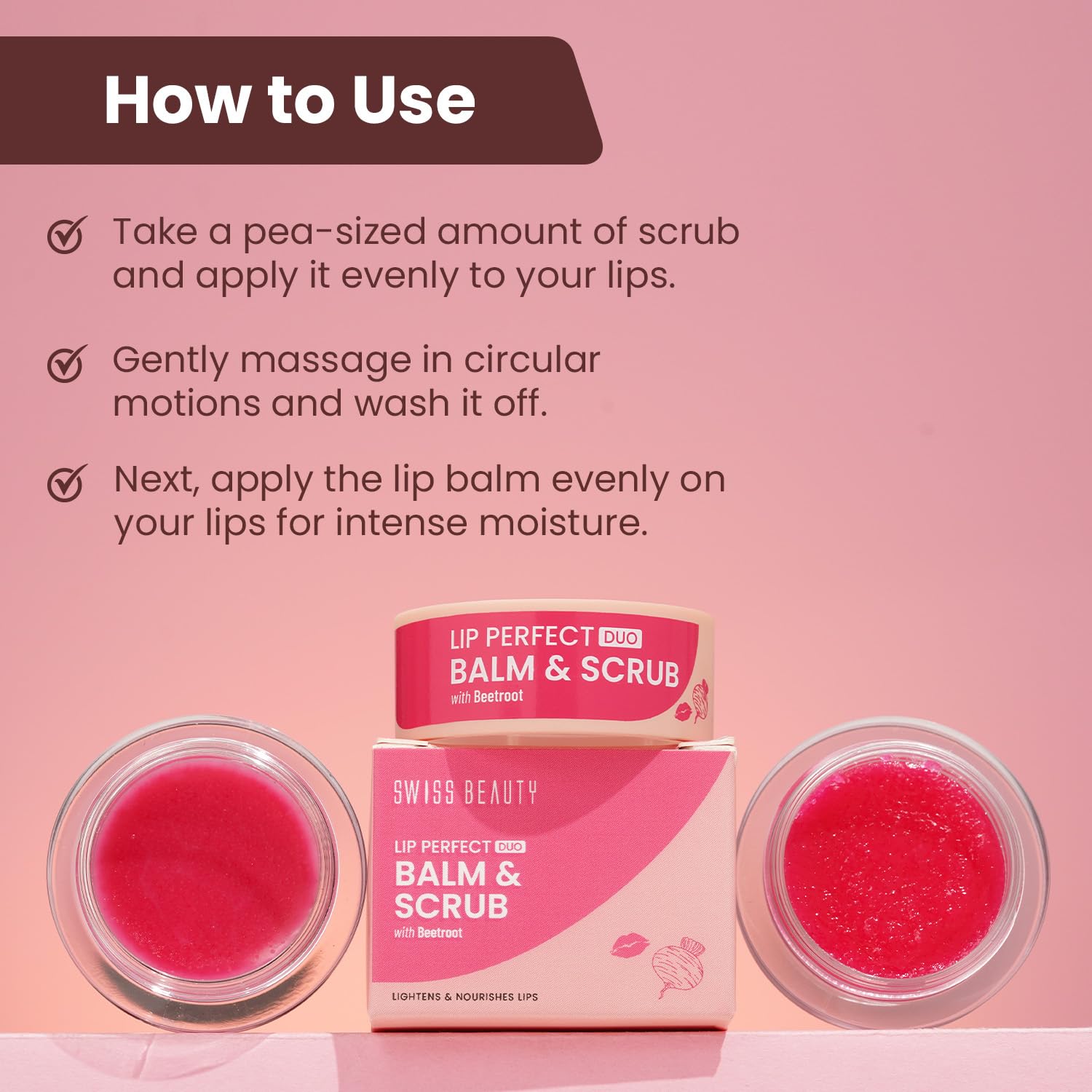 Swiss Beauty Lip Perfect Duo Balm & Scrub