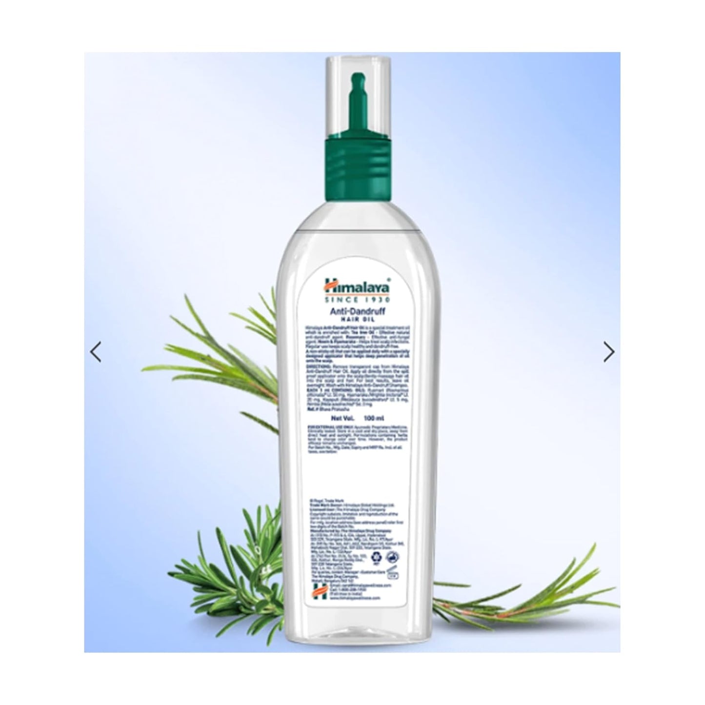 Anti-dandruff Hair Oil With Herbal Extracts