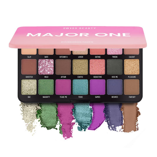 Major One Eyeshadow Palette with 21 Shades