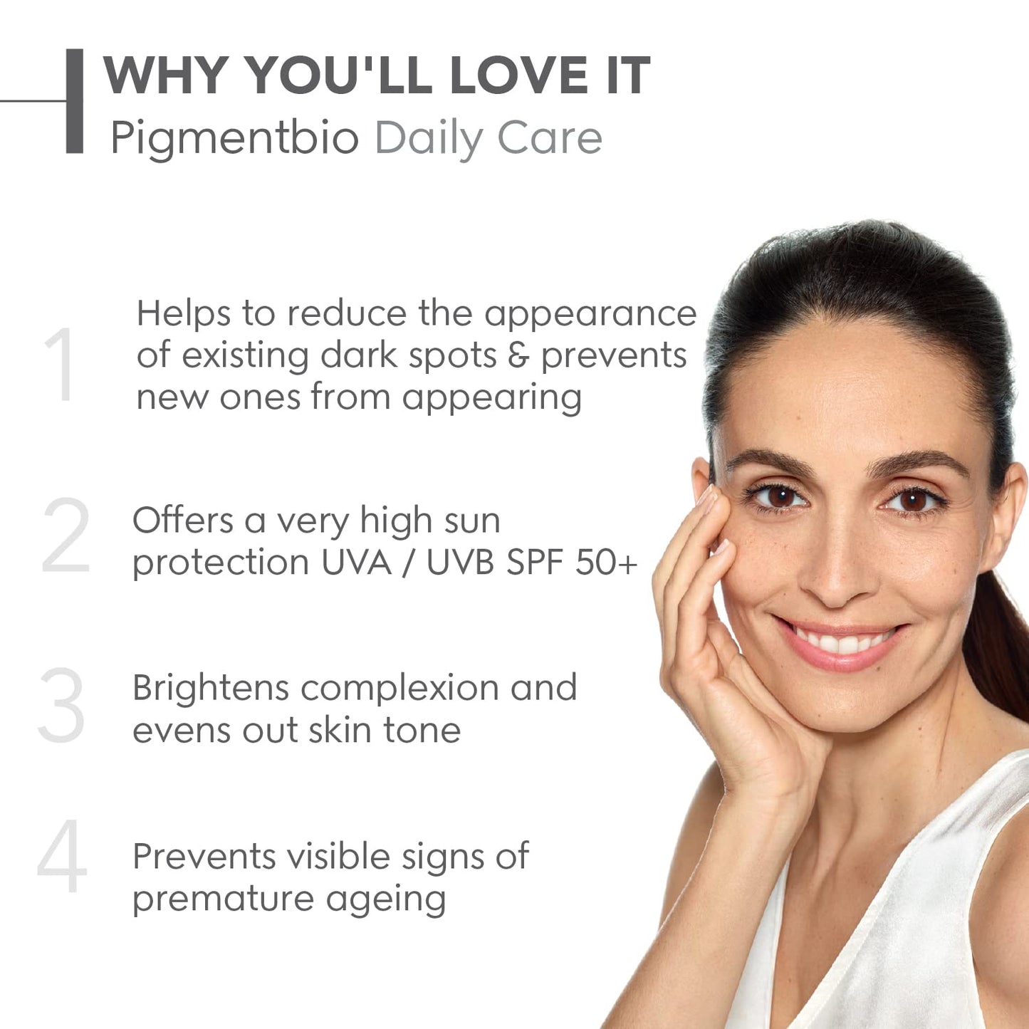 Pigmentbio Daily Care Cream SPF 50+ For Dark Spots