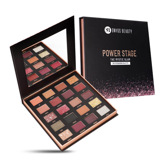 Power Stage Eyeshadow Palette 20 Pigmented Shades