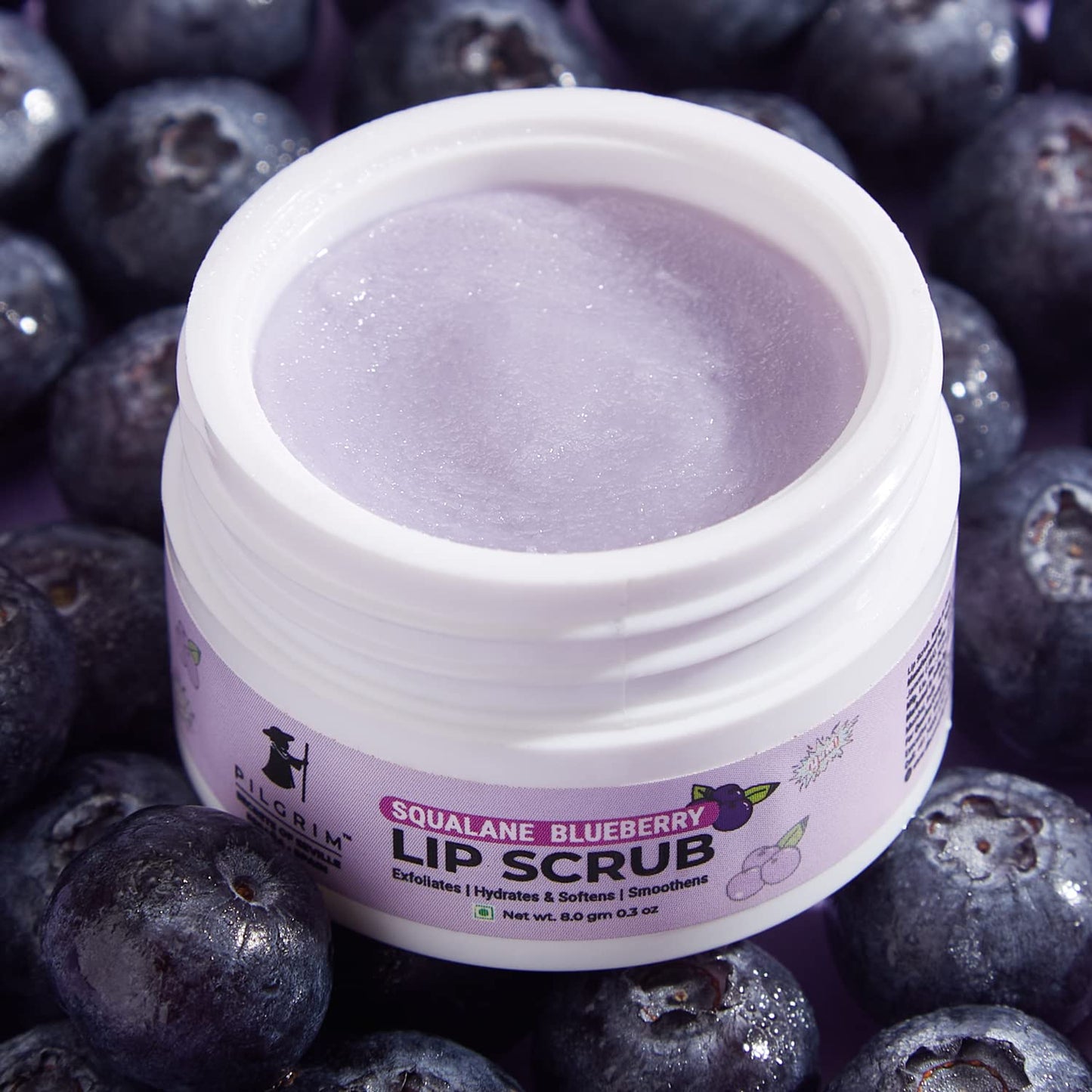 Spanish Squalane Blueberry Lip Scrub