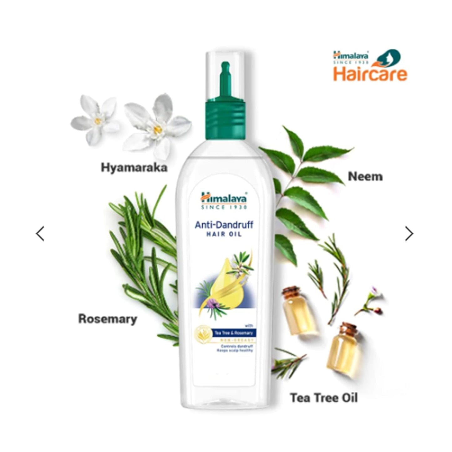 Anti-dandruff Hair Oil With Herbal Extracts