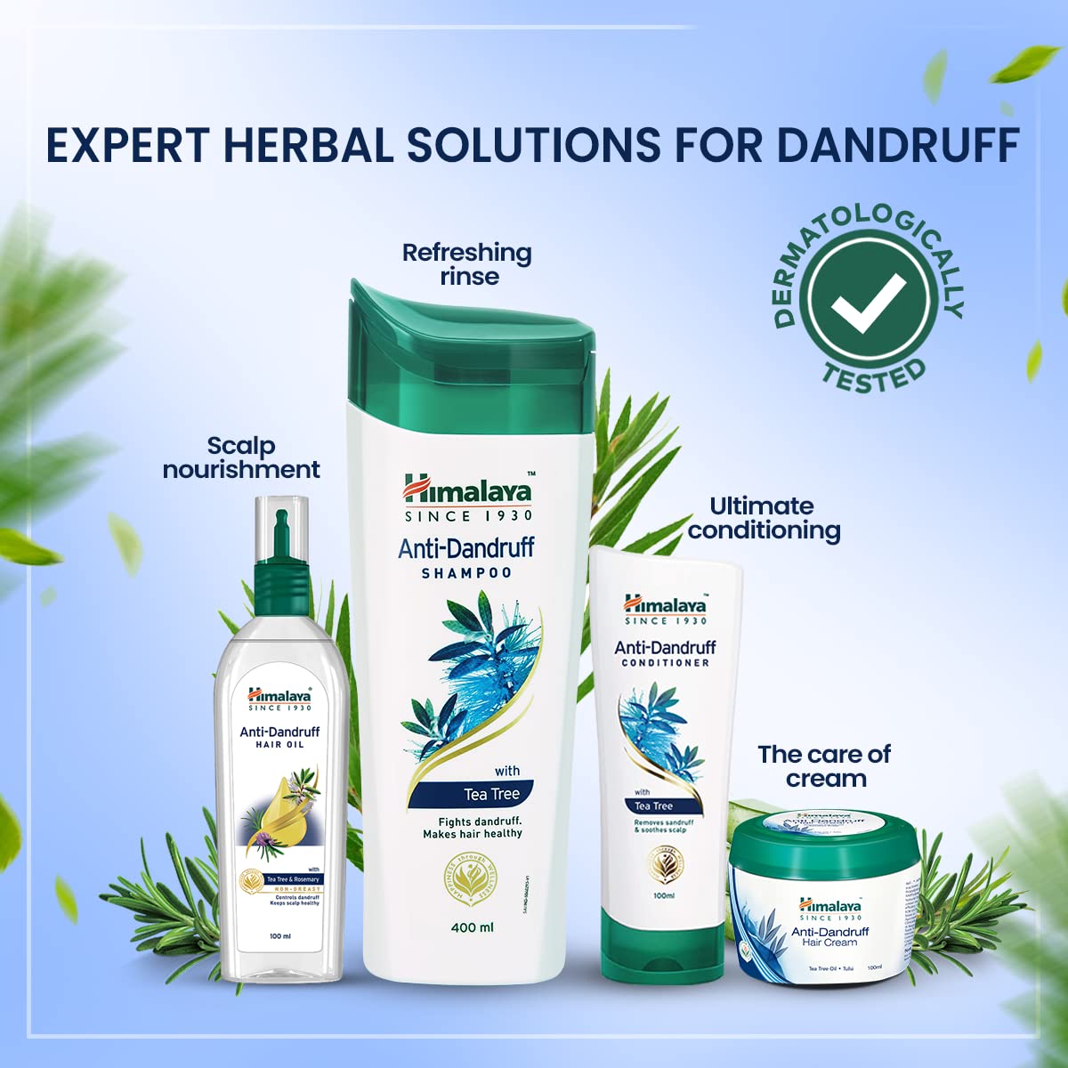 Anti-dandruff Hair Oil With Herbal Extracts