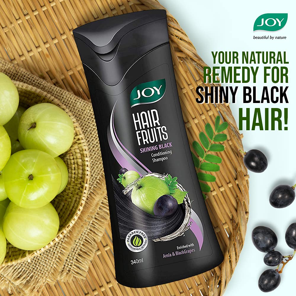 Shining Black Conditioning Shampoo With Amla & Black Grapes