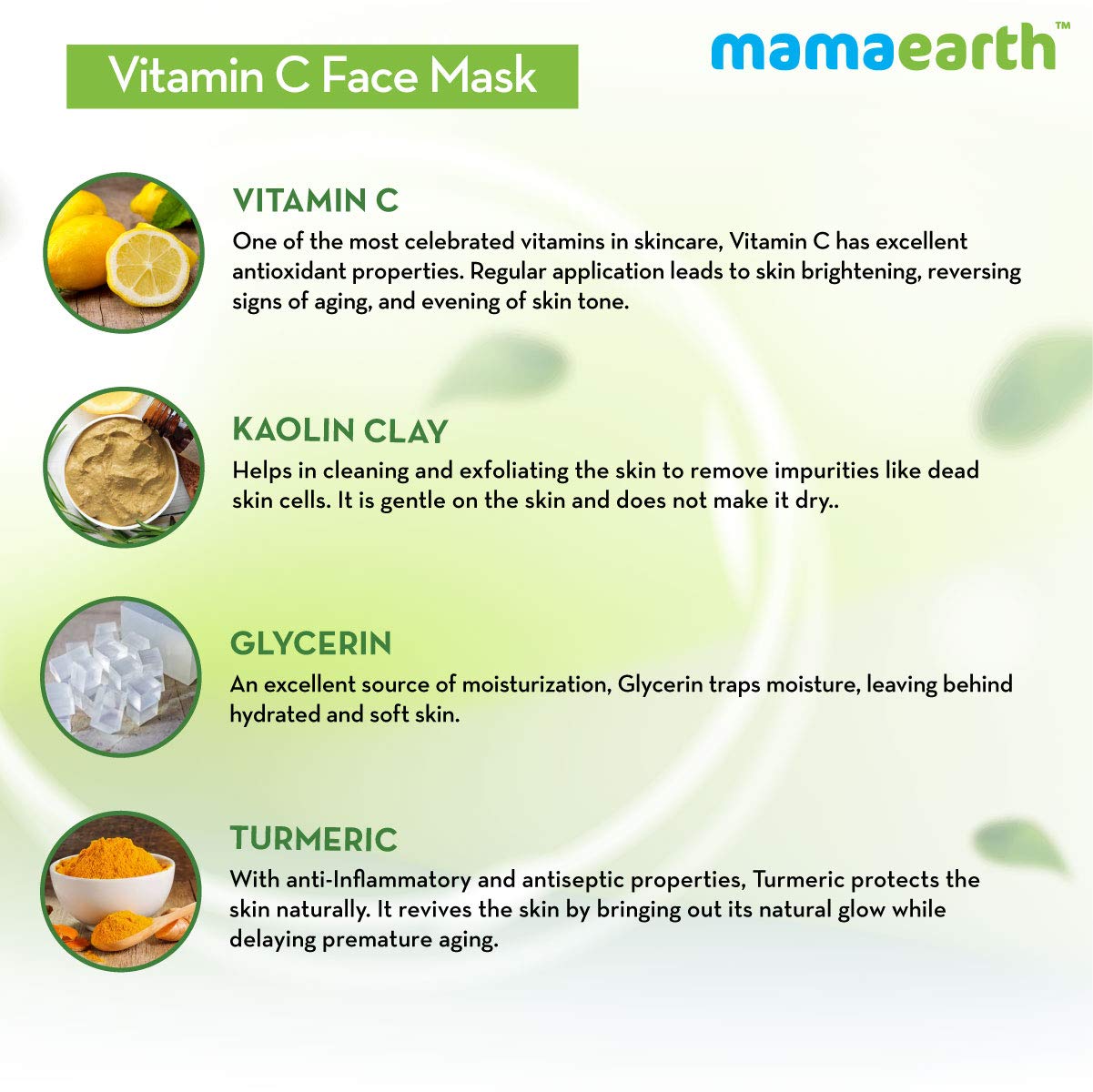 Vitamin C Face Mask With Kaolin Clay