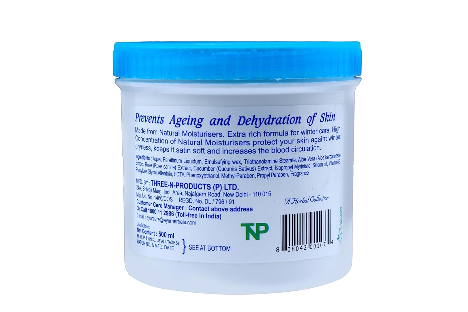Herbal Cold Cream with Aloe Vera