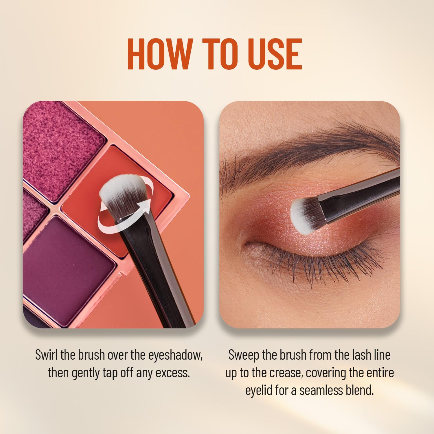 Swiss Beauty Eyeshadow Blending Brush with Soft Bristles
