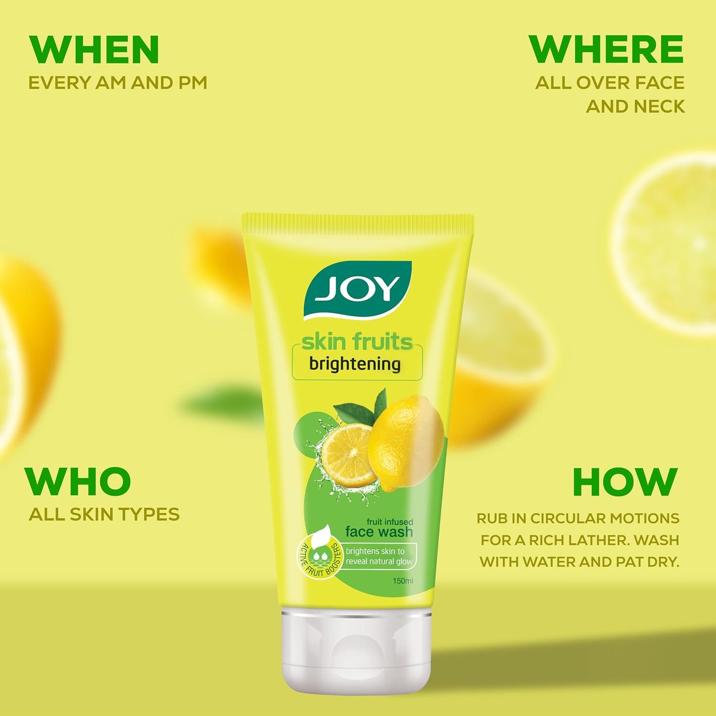 Skin Brightening Lemon Face Wash With Vitamin C