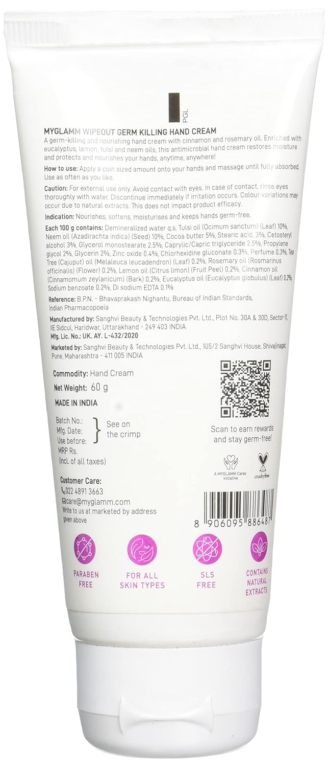 Wipeout Germ Killing Hand Cream