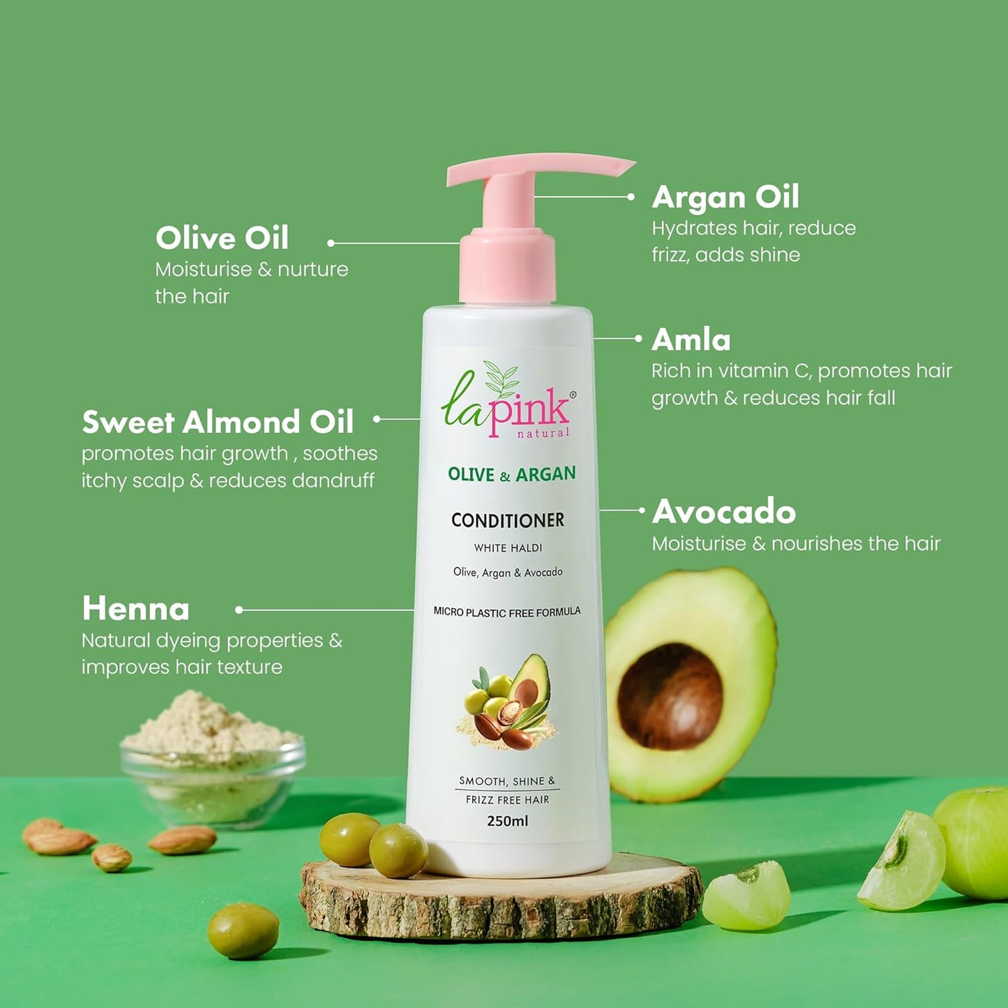 Olive Argan Conditioner for Smooth Shiny Hair