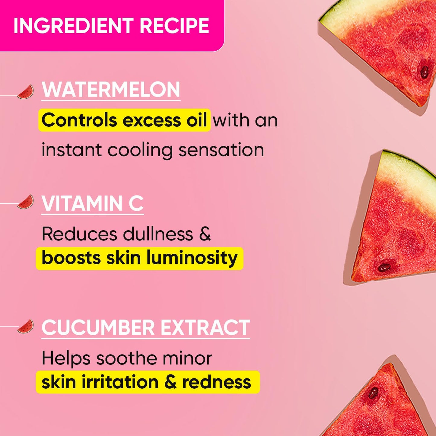 Watermelon Super Glow Gel Face Wash