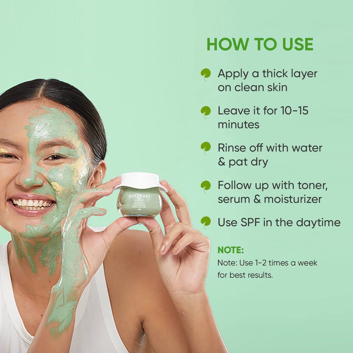 Pollution + Acne Defense Green Clay Mask