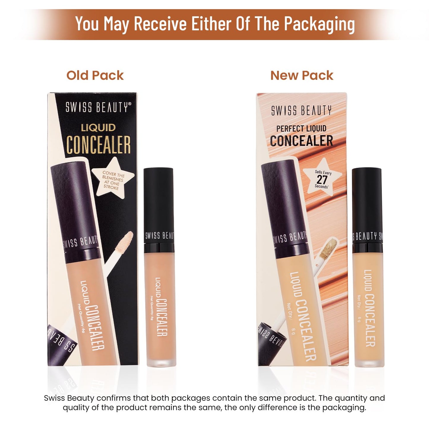 Liquid Light Weight Matte Concealer Full Coverage