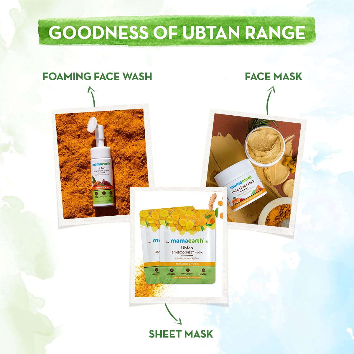 Ubtan Oil-free Face Moisturizer With Turmeric & Saffron