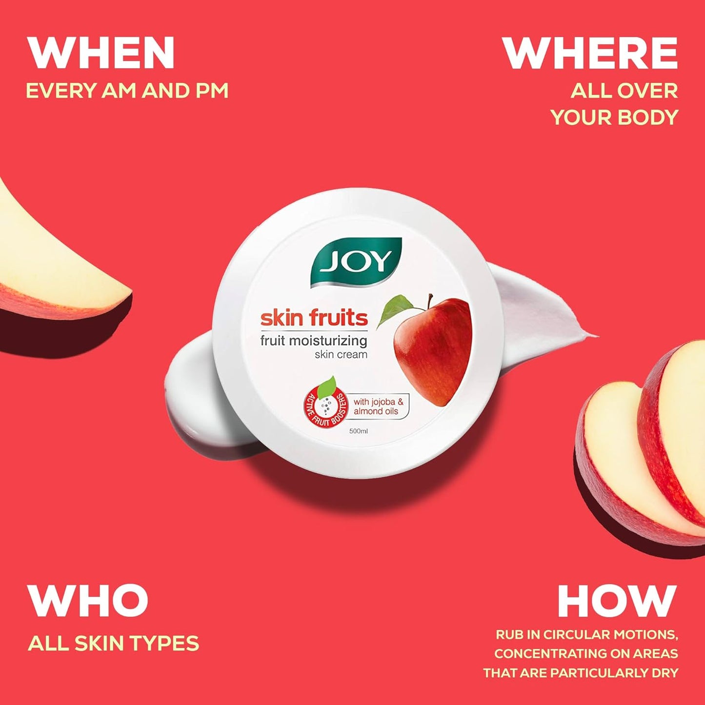 Moisturizing Cream With Apple Jojoba & Almond Oil