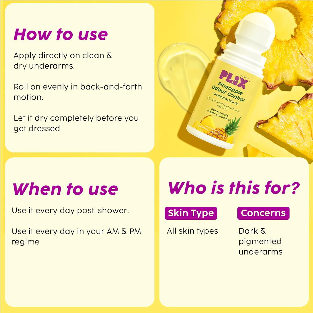 Underarm Roll-On for Odour Control & Brightening