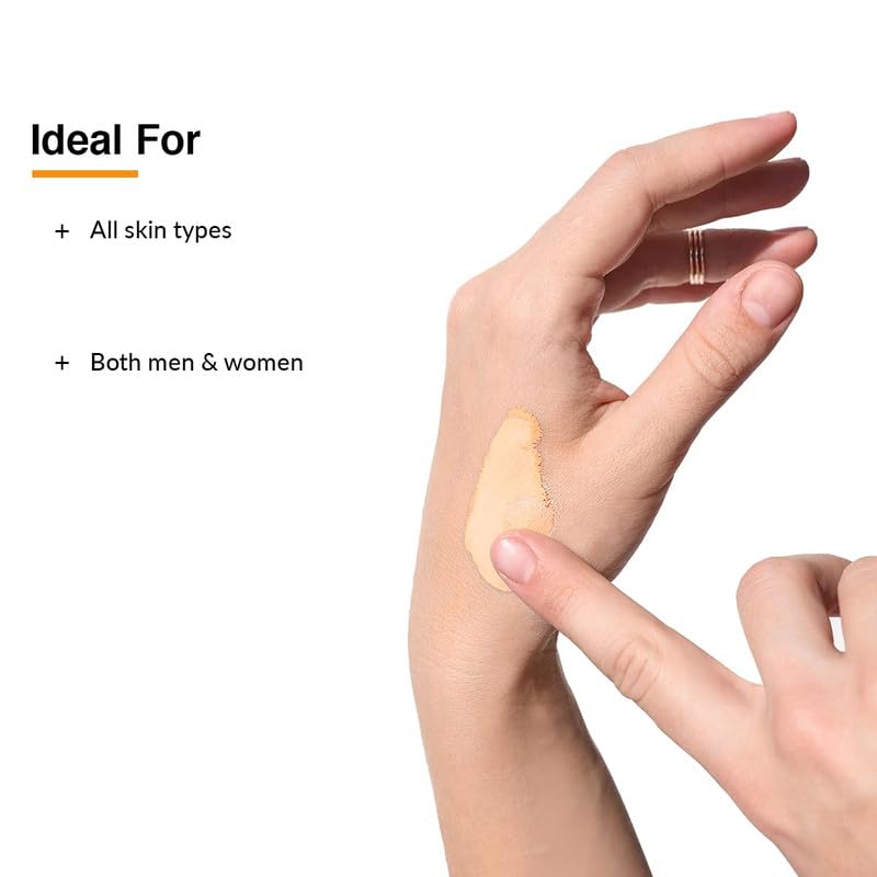 Fixderma Shadow Tinted Sunscreen SPF 50 PA+++ | Sunscreen with Vitamin E I Even Tone I Tinted Foundation Like Finish I UVA & UVB Protection | Lightweight, Broad Spectrum Protection I For All Skin Types - 30gm