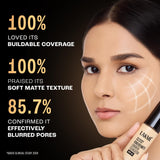 Lakme Forever Matte Longwear Foundation with SPF 15 and Active Niacinamide | Brightens Skin | Long Lasting Matte Finish - 25 ml