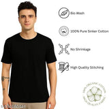 Regular Fit Navy Blue Cotton T-shirt