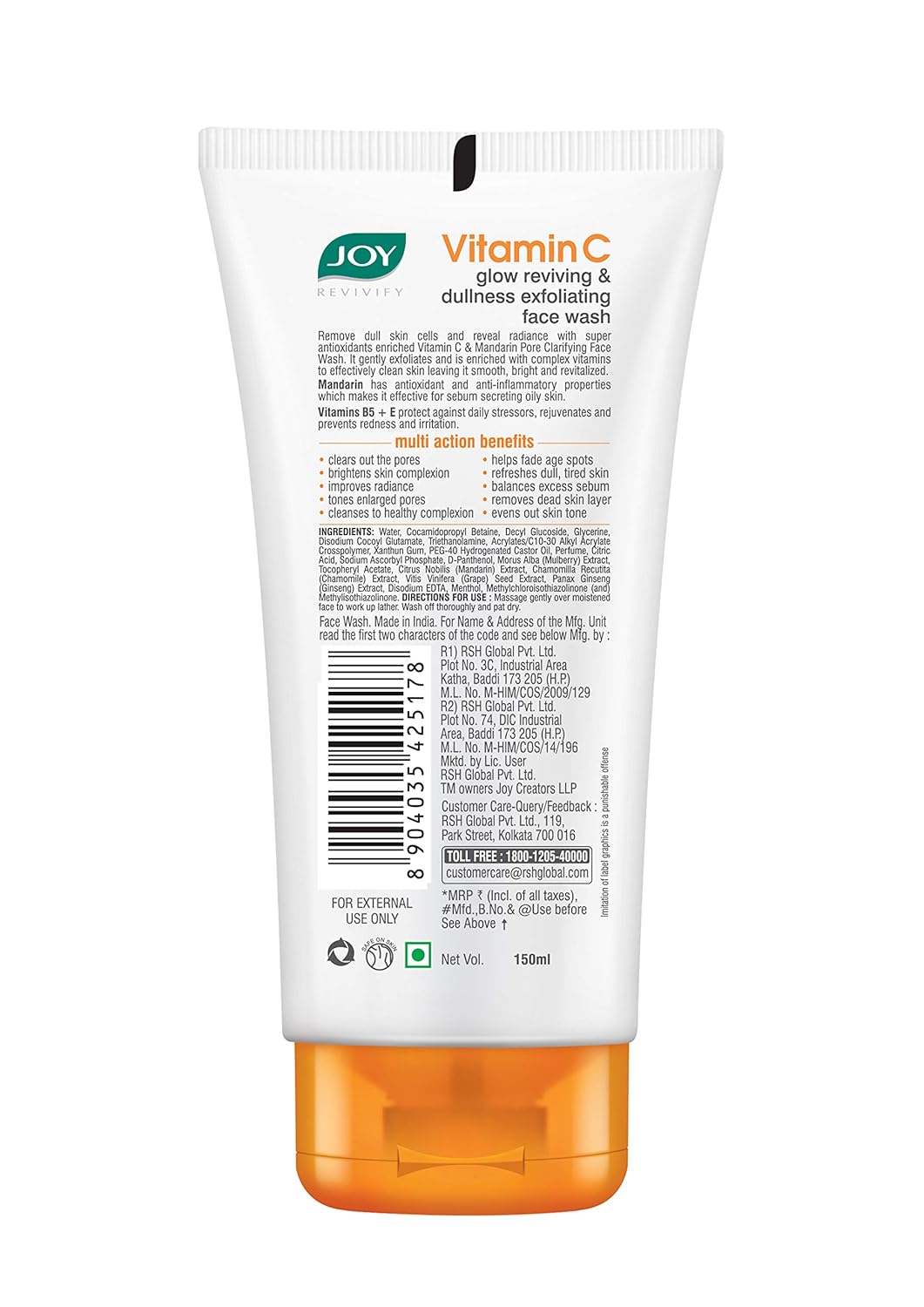 Vitamin C Face Wash For Glowing Skin