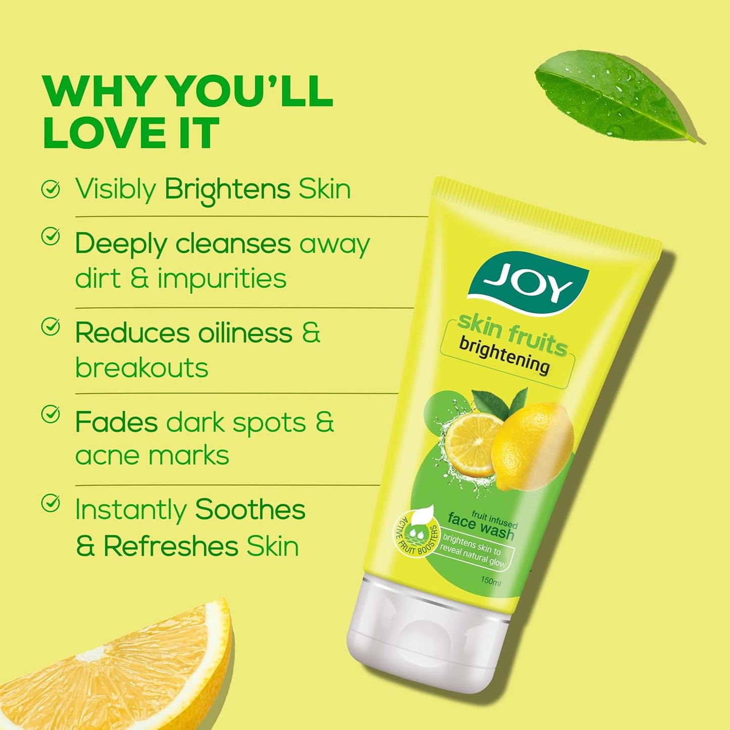 Skin Brightening Lemon Face Wash With Vitamin C