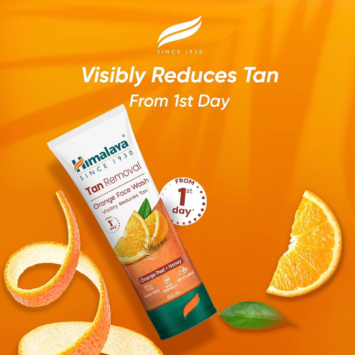 Tan Removal Orange Face Wash