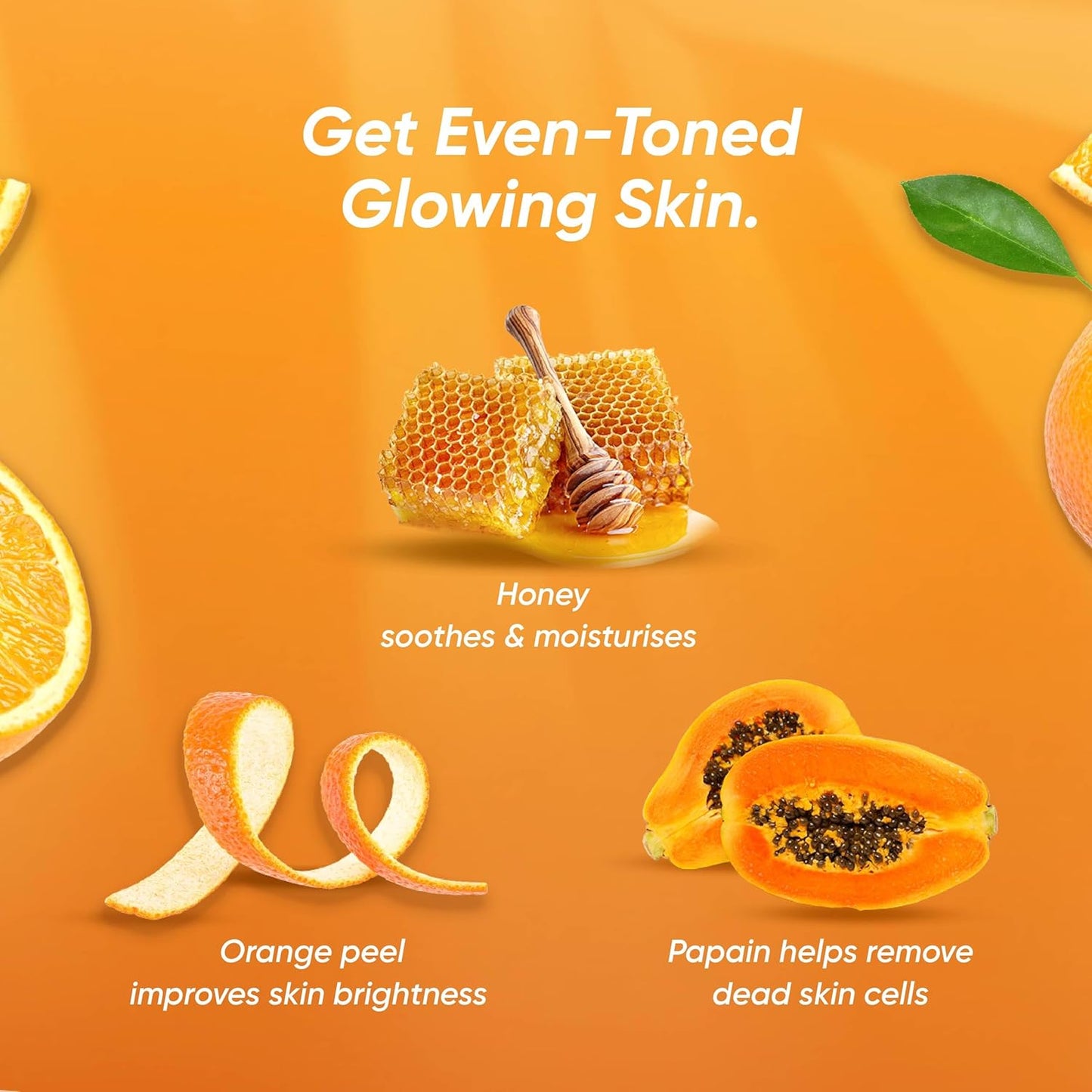 Tan Removal Orange Face Wash