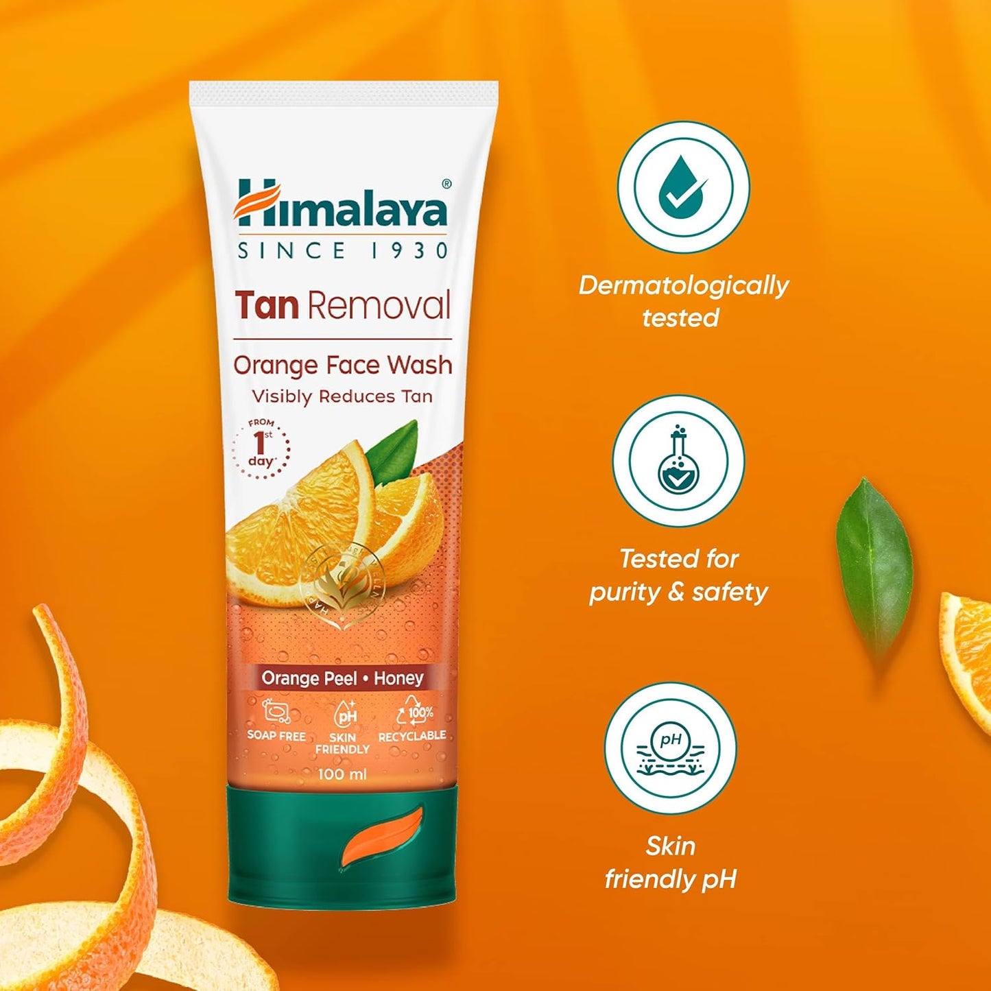 Tan Removal Orange Face Wash