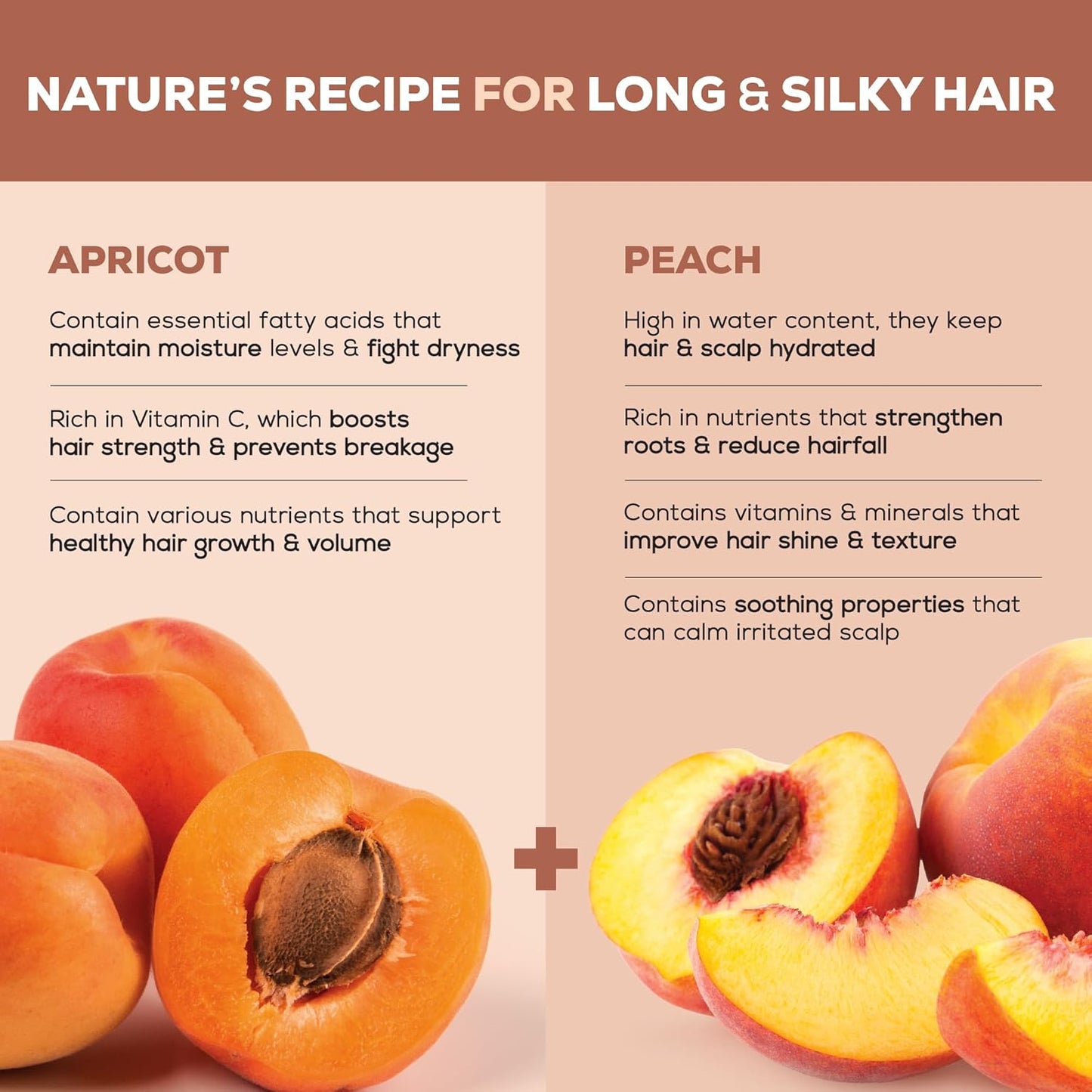 Apricot & Peach Conditioning Shampoo For Silky Hair