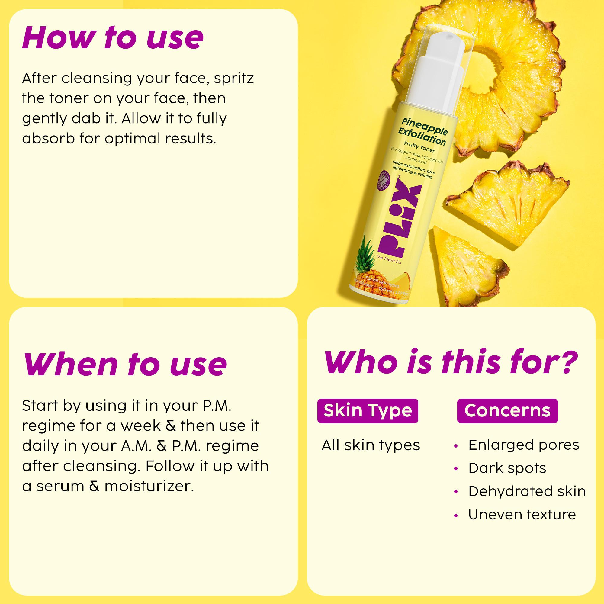 Exfoliating Fruity Toner for Smooth Skin
