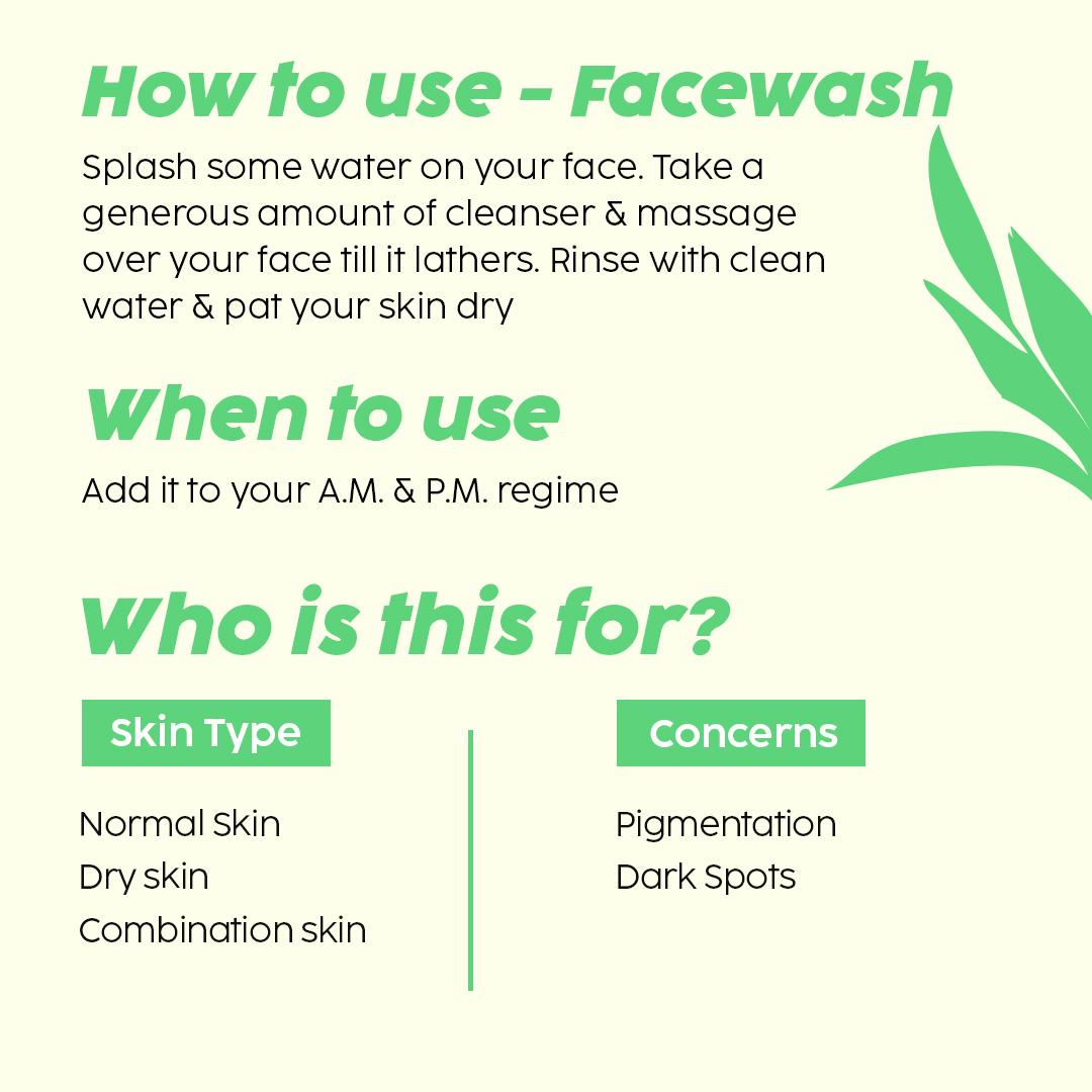 De-pigmentation Facewash, Serum & Moisturizer