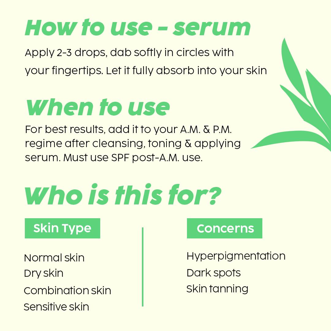 De-pigmentation Facewash, Serum & Moisturizer