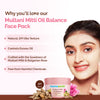 Multani Mitti Oil Balance Face Pack with Multani Mitti & Bulgarian Rose for Normal to Oily Skin