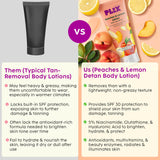 Detan Body Lotion with SPF 30 for Brighter Skin