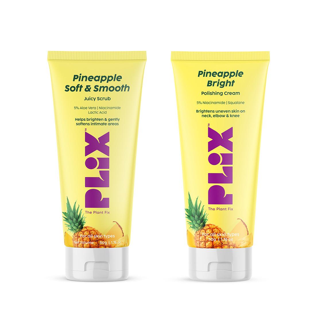 Brightening & Lightening Kit with Scrub & Cream